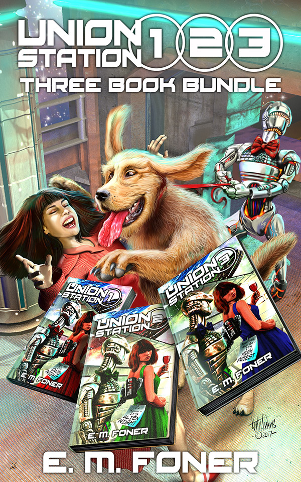 Union station 3 book bundle cover art © Keith Draws